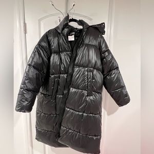 H&M Black Puffer Coat Size XL
